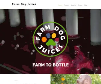 Farmdogjuice.com(Cold Pressed Juices) Screenshot