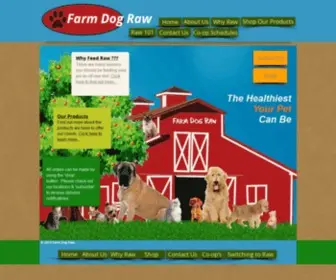 Farmdograw.com(Farm Dog Raw) Screenshot