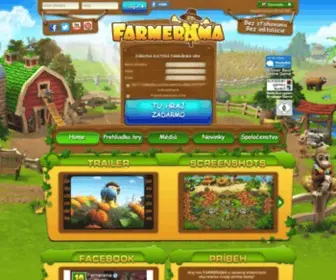 Farmerama.sk(Pre fanúšikov online hier a milovníkov vidieka) Screenshot