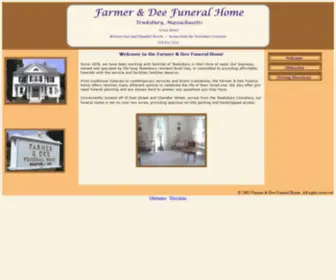 Farmeranddee.com(Farmer & Dee Funeral Home) Screenshot