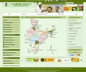 Farmer.gov.in(Farmer Portal) Screenshot