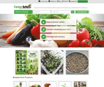 Farmeroutlets.com(Farm Fresh Foods Delivery) Screenshot