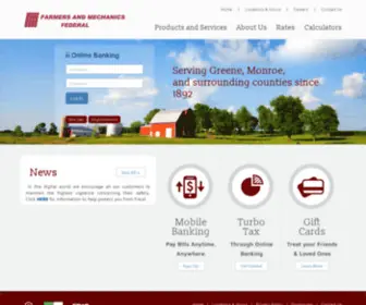 Farmersandmechanicsfederal.com(Farmers and Mechanics Federal) Screenshot