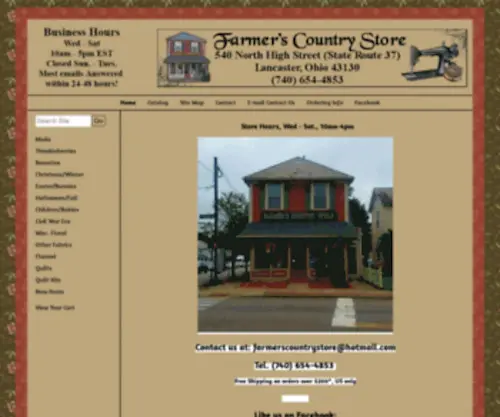 FarmerscountryStore.com(Farmers Country Store) Screenshot