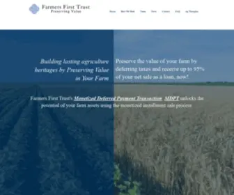 Farmersfirsttrust.com(Farmers First Trust Company DST) Screenshot