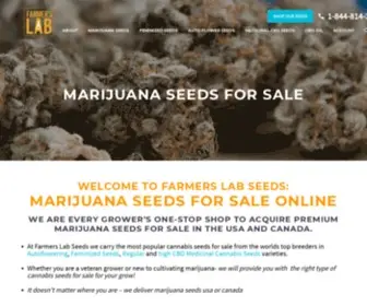 Farmerslabseeds.com(Marijuana Seeds for Sale by Farmers Lab Seeds) Screenshot