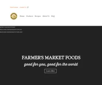 Farmersmarketfoods.com(Farmer's Market Foods) Screenshot