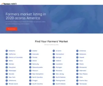 Farmersmarketz.com(Find Local Farmers Markets Near By) Screenshot