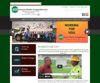 Farmersrec.com(Farmers Electric Cooperative) Screenshot