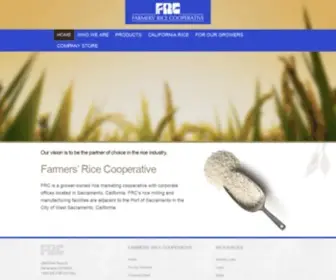 Farmersrice.com(Our vision) Screenshot