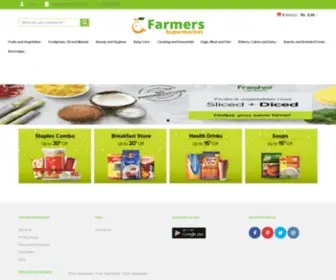 Farmerssupermarket.in(Farmers Supermarket online store) Screenshot