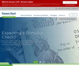 Farmerstrust.com(Personal & Business Banking) Screenshot