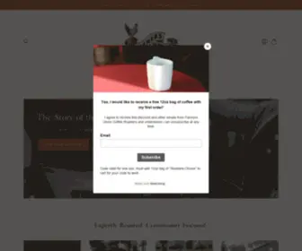 Farmersunioncoffee.com(Farmers Union Coffee Roasters) Screenshot