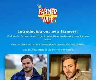 Farmerwantsawife.com.au(Farmerwantsawife) Screenshot