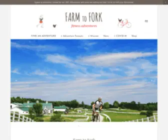 Farmforkfondo.com(Farm to Fork Fitness Adventures) Screenshot