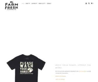 Farmfreshclothingco.com(100% Ringspun Organic Cotton) Screenshot