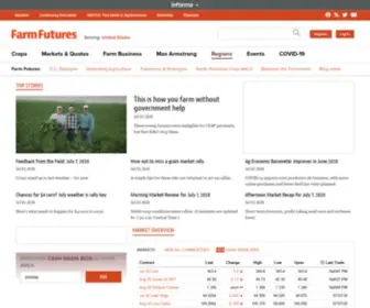 Farmfutures.com(Grain Marketing) Screenshot