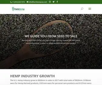 Farmhempusa.com(Farm Hemp USA) Screenshot