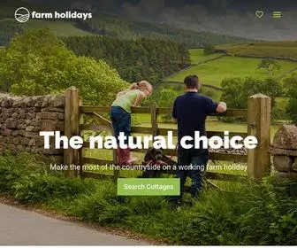 Farmholidays.co.uk(Working Farm Holidays and Cottages) Screenshot