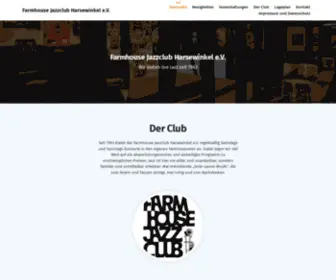 Farmhouse-Jazzclub.de(Farmhouse Jazzclub Harsewinkel e.V) Screenshot