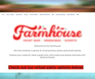 Farmhouseart.com(The Farmhouse Paint & Sip) Screenshot