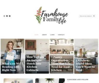 Farmhousefamilylife.com(Farmhouse Family Life) Screenshot