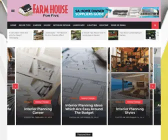 Farmhouseforfive.com(House & Garden) Screenshot