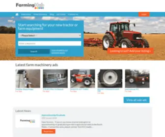 Farminghub.co.uk(Used tractors and farm machinery for sale) Screenshot