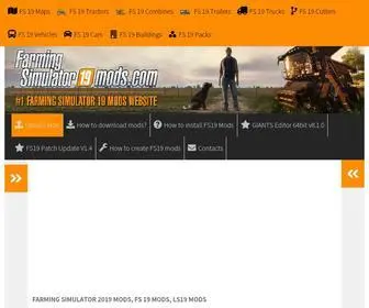 Farmingsimulator19Mods.com(Farming Simulator 2019 mods) Screenshot