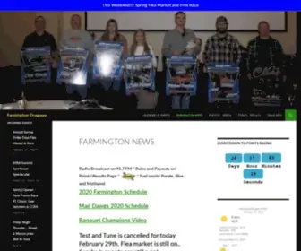 Farmingtondragway.com(Farmington Dragway) Screenshot