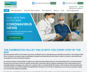 Farmingtonvalleyvna.org(Home and Hospice Care) Screenshot