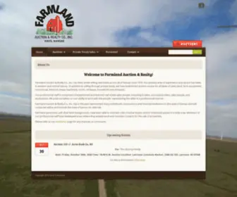 Farmlandauction.com(Best Kansas Auctions) Screenshot