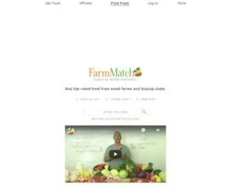 Farmmatch.com(Connecting farmers and consumers) Screenshot