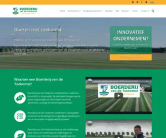 Farmofthefuture.nl(Boerderij van de toekomst) Screenshot