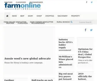 Farmonline.com.au(Agricultural & rural farm news) Screenshot