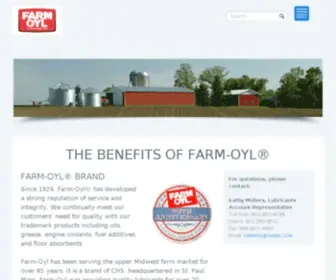 Farmoyl.com(CHS Farm Oyl) Screenshot