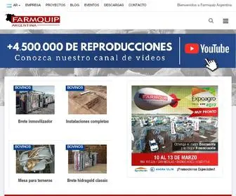 Farmquip.com.ar(Farmquip Argentina) Screenshot