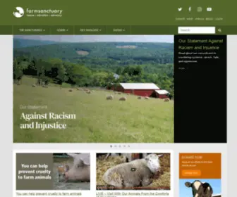 Farmsanctuary.com(Farm Sanctuary) Screenshot