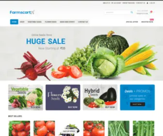 Farmscart.com(Online shop for agriculture and gardening needs India) Screenshot