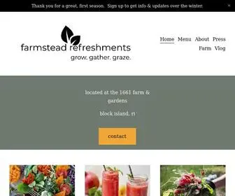 Farmsteadrefreshments.com(Farmstead Refreshments) Screenshot