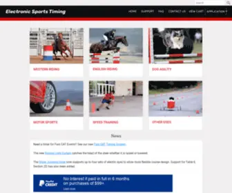 Farmtek-Fti.com(Electronic Sports Timing) Screenshot