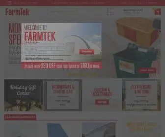 Farmtek.com(Hydroponic Fodder Systems) Screenshot