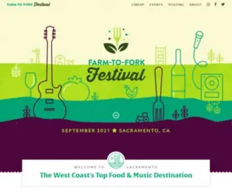 Farmtoforkcapital.com(Farm-to-Fork Festival) Screenshot