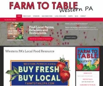 Farmtotablepa.com(Farmtotablepa) Screenshot