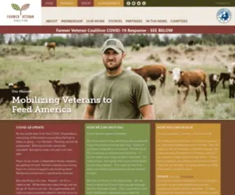 Farmvetco.org(FARMER VETERAN COALITION) Screenshot