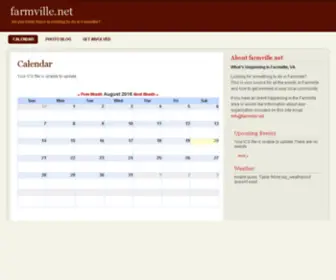 Farmville.net(Calendar) Screenshot