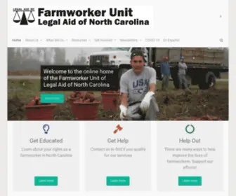 Farmworkerlanc.org(Legal Aid of North Carolina) Screenshot