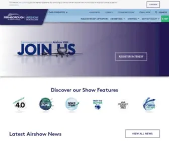 Farnboroughairshow.com(Farnborough International Airshow 2020 Trade Site) Screenshot