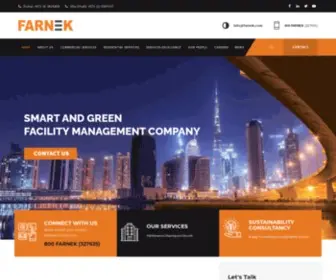 Farnek.com(Farnek Services LLC) Screenshot