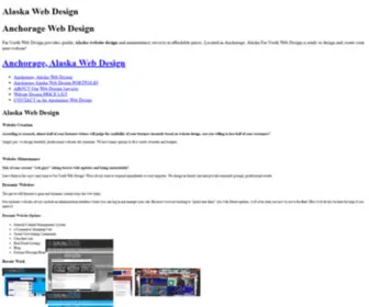 Farnorthwebdesign.com(Alaska Web Design and Anchorage Web Design by Far North) Screenshot